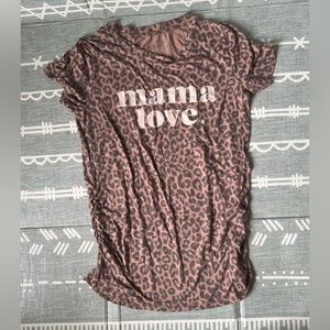 Women’s Maternity, short sleeve shirt, size M